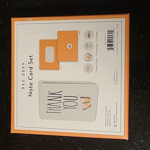 🦋Rae Dunn Thank You Card Set - Picture 2 of 4